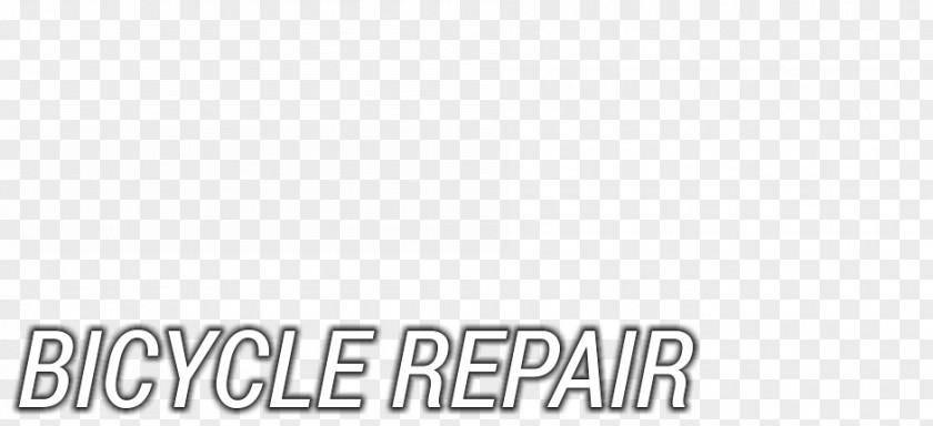 Bicycle Repair Logo Brand White Font PNG