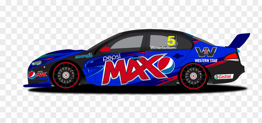 Commercial Design Supercars Championship Mid-size Car Auto Racing DJR Team Penske PNG