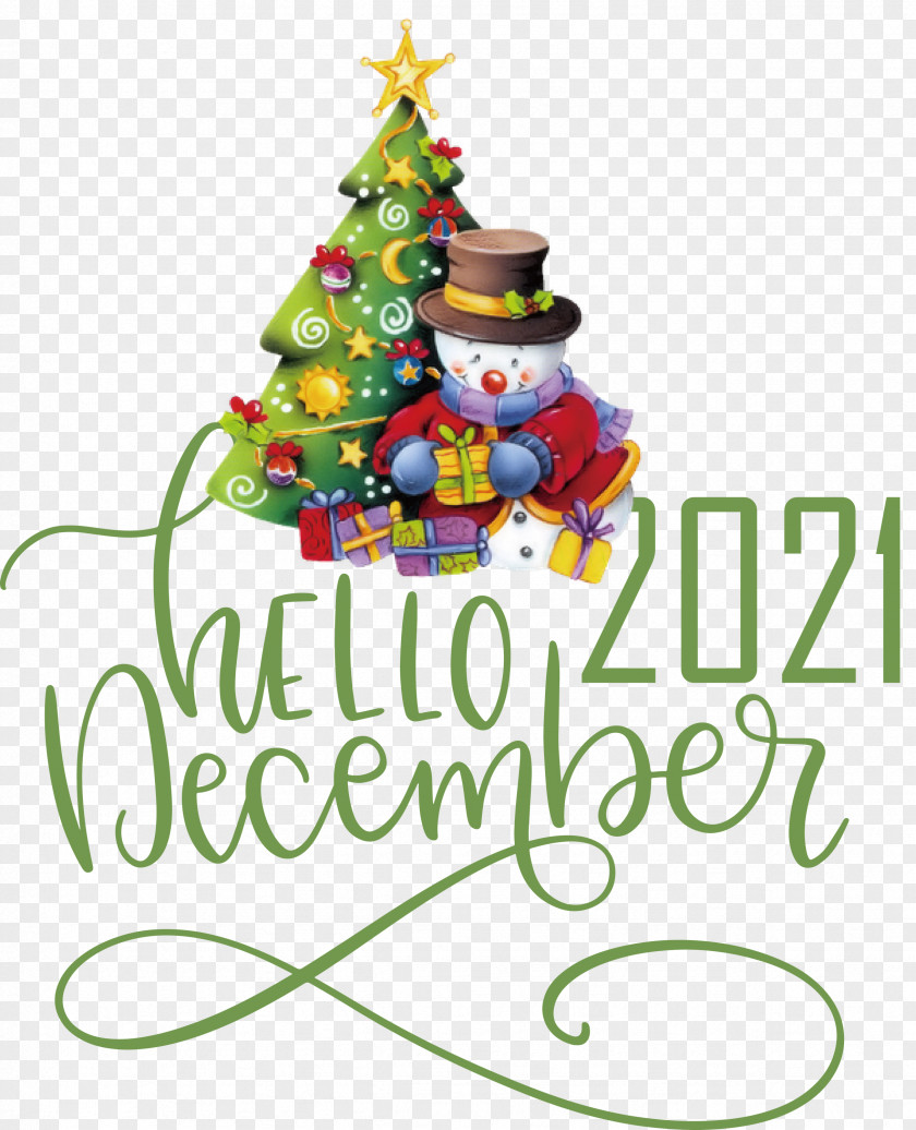 Hello December December Winter PNG