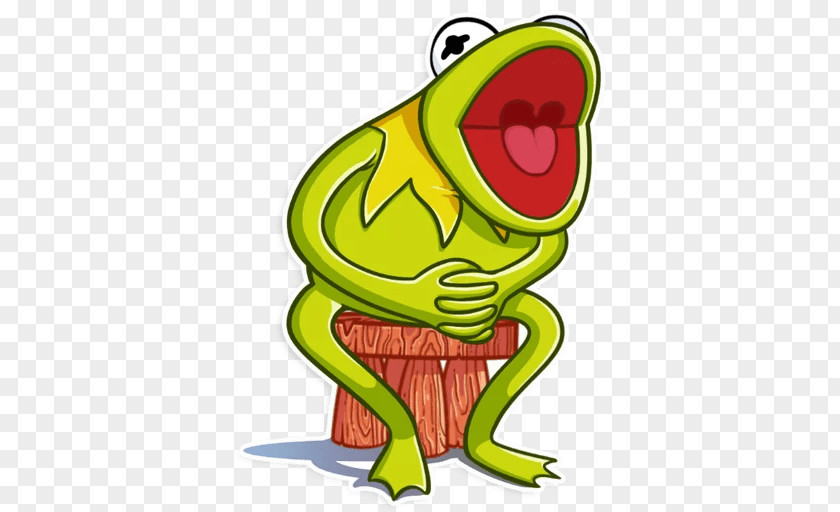Kermit The Frog Sticker Telegram Toad True PNG
