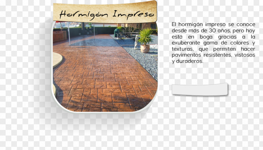 Printed Reformas En Las Palmas Microex Stamped Concrete Pavement Wood PNG