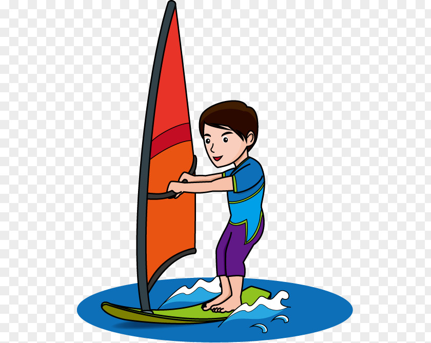 Surfing Windsurfing Surfboard Sport Clip Art PNG