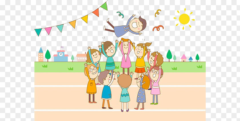 The Children Are Happy Drawing Getty Images Illustration PNG