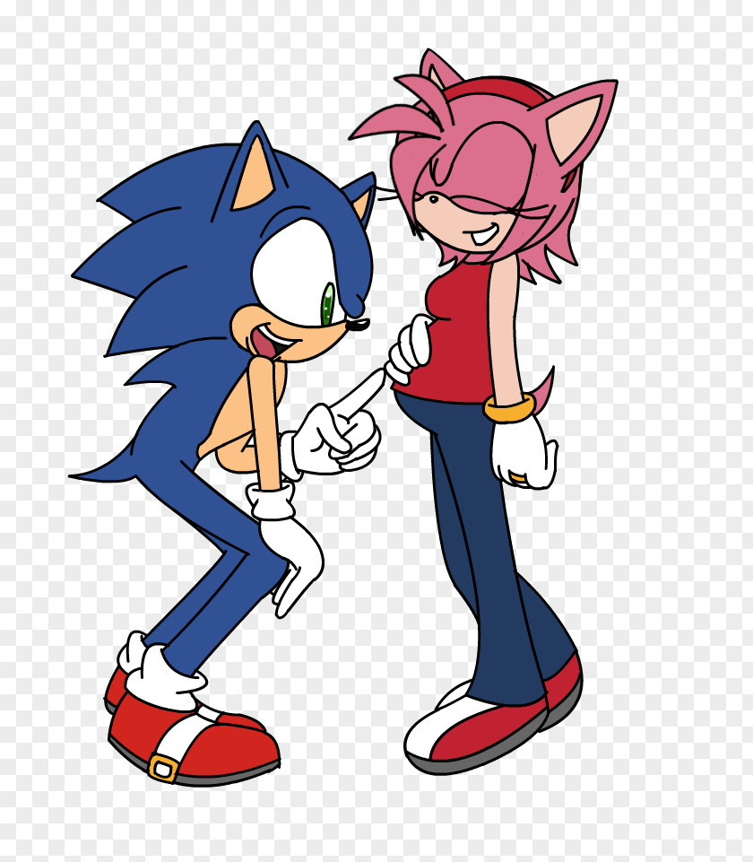 Amy B Kushner Sonic R Rose The Hedgehog Team Art PNG