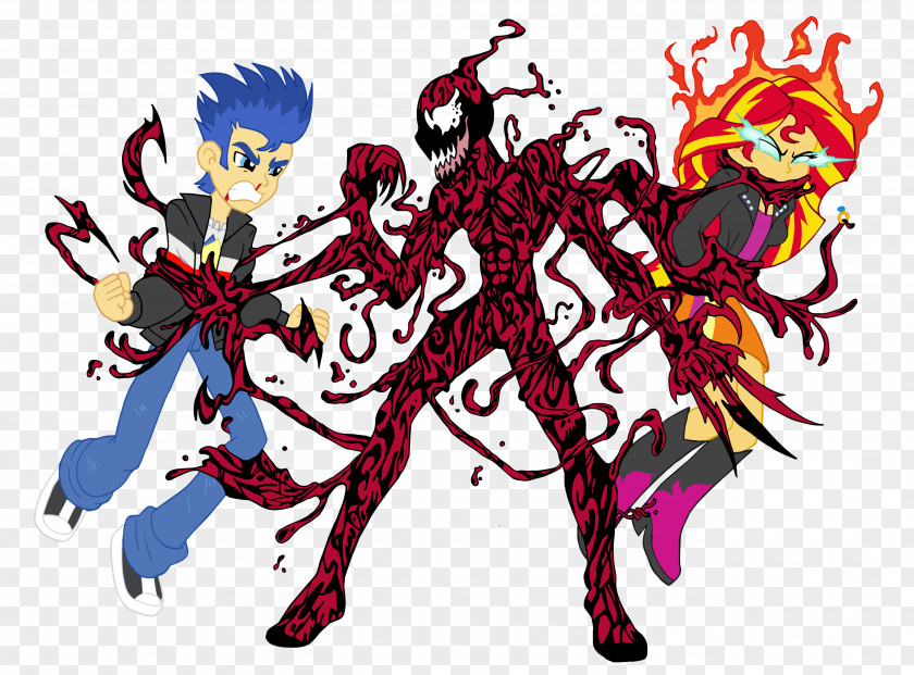 Carnage Spider-Man Venom Art Gwen Stacy Ryuko Matoi PNG