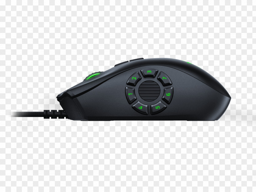Computer Mouse USB Gaming Optical Razer Naga Trinity Backlit Inc. Button PNG