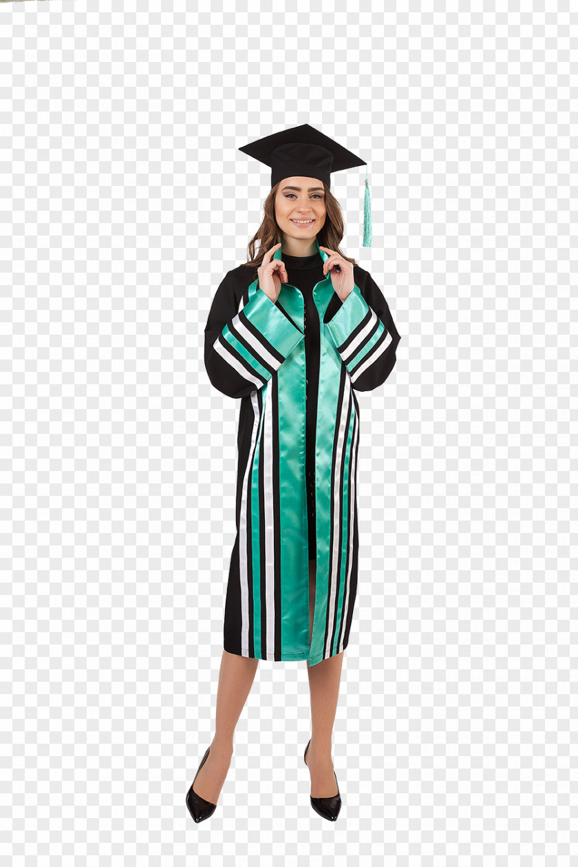 Dress Robe Graduation Ceremony Academician Academic Square Cap PNG