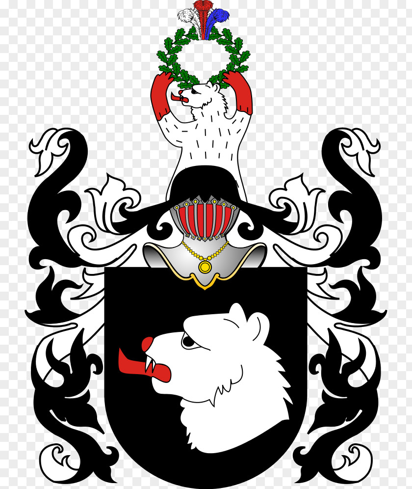 Bear Family Crest Coat Of Arms Poland Polish Heraldry History PNG