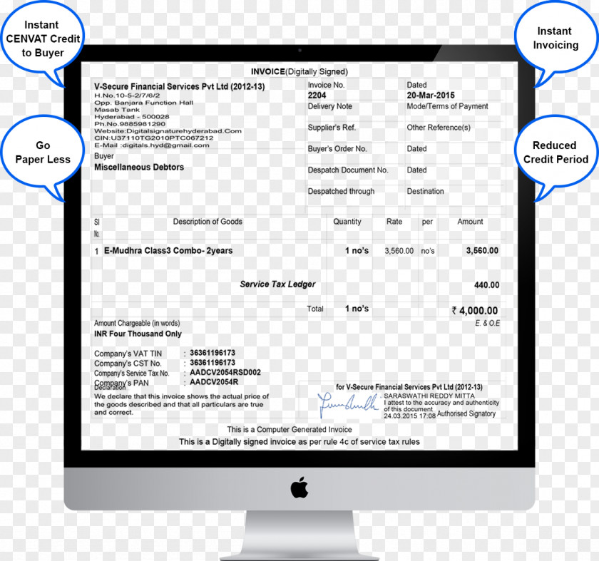 Format For Free Download Invoice Digital Signature Tax Receipt Accounting PNG