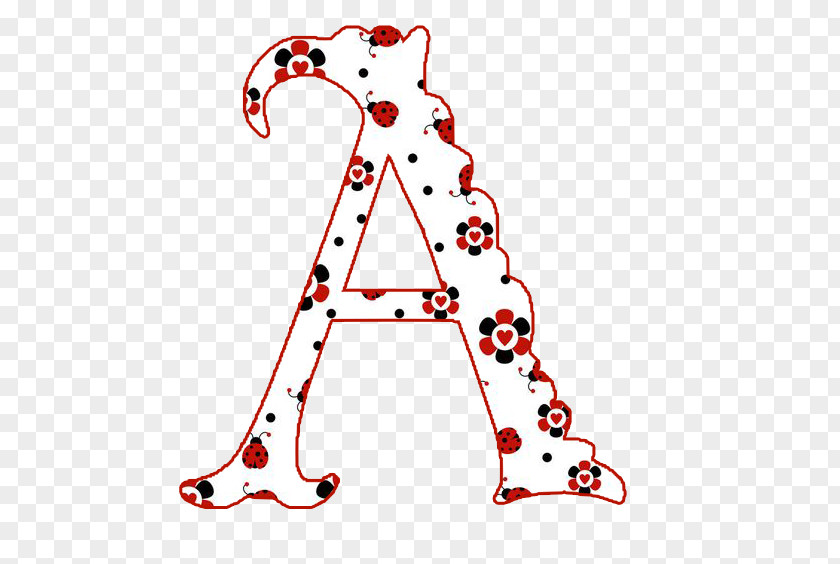Ladybug Alphabet Letters Letter M Party Cross-stitch PNG