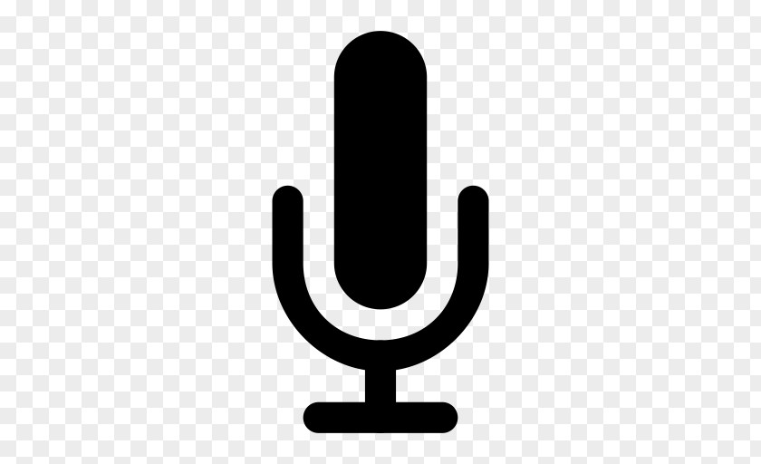 Microphone Line Font PNG