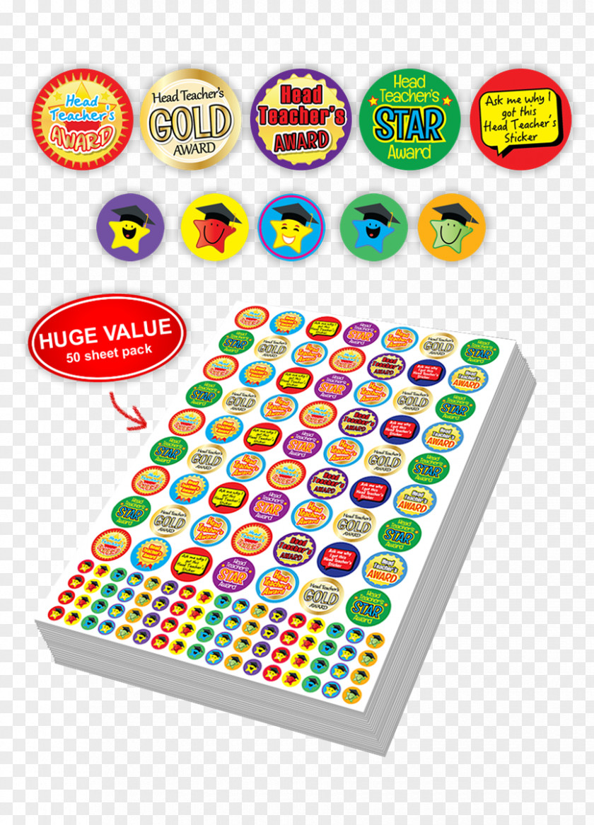 Super Value Discount Volume Head Teacher Sticker School Label PNG