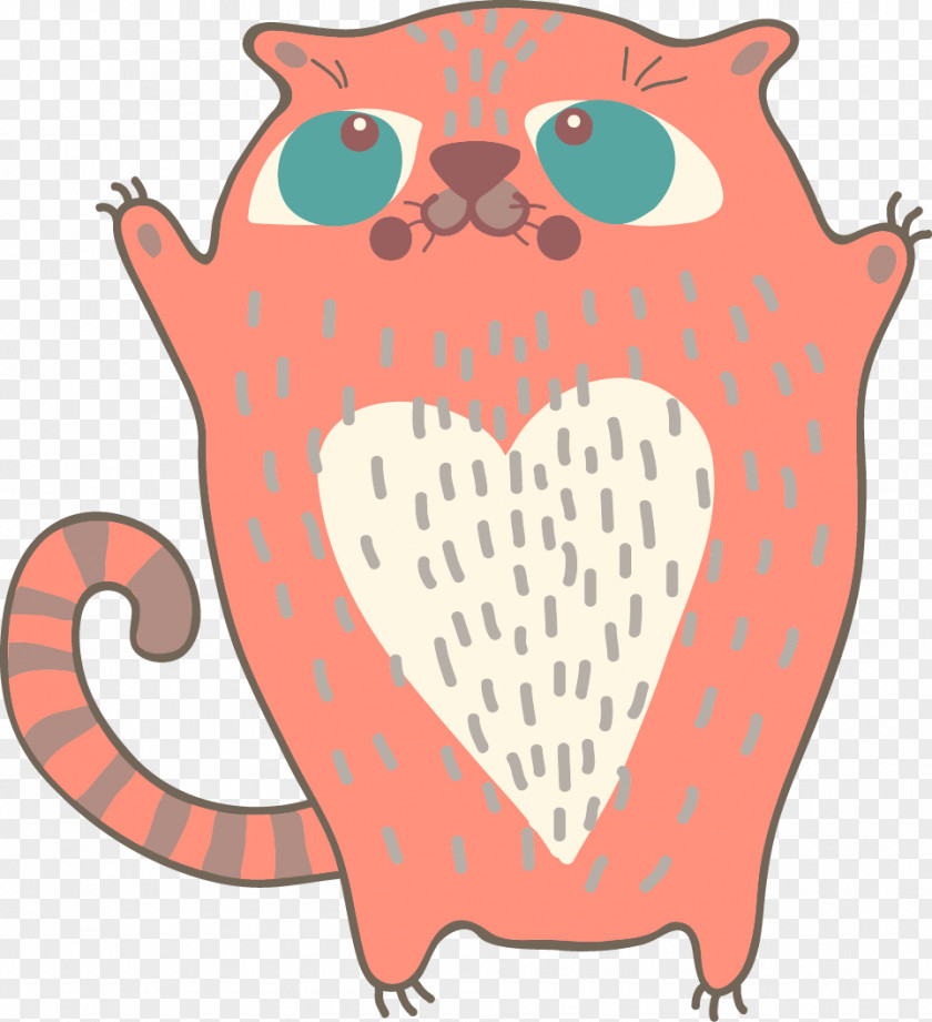 Vector Jumping Cat Leaping Clip Art PNG