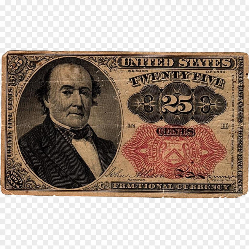 Banknote Fractional Currency United States Dollar Cent Money PNG