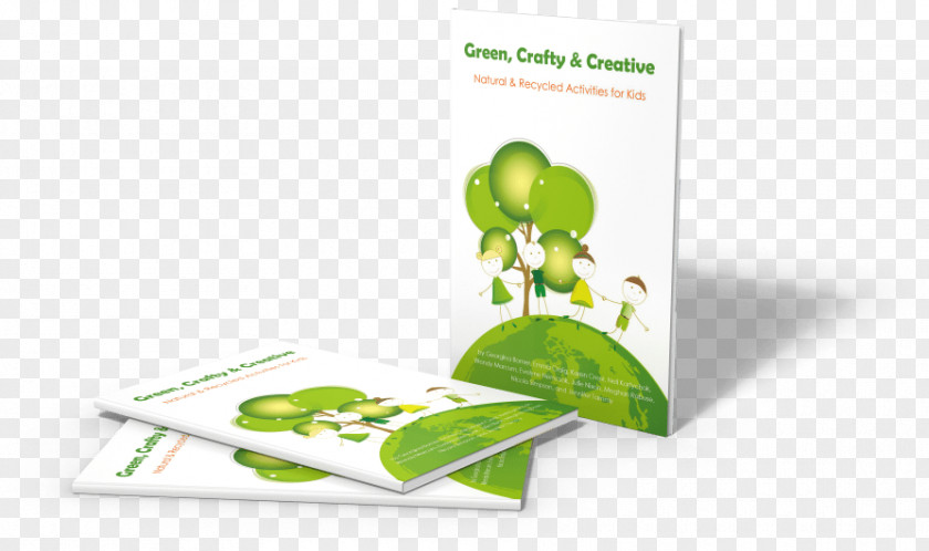 Creative Green Drops Recycling Advertising Nature Natural Material Cardboard PNG