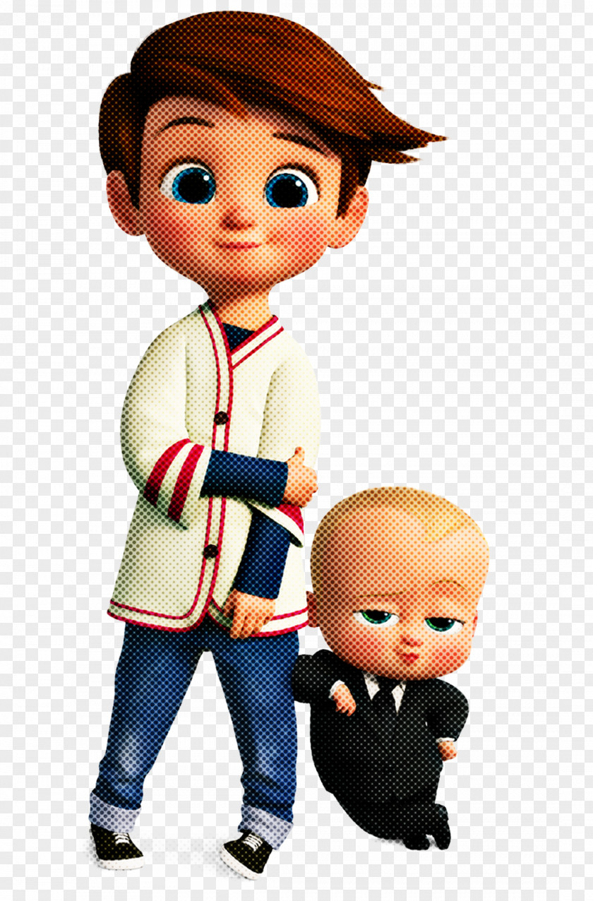 Gesture Child Cartoon Animated Male Toy Figurine PNG