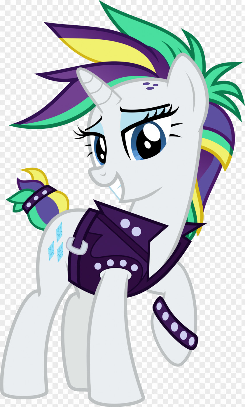 Mane Vector Pony Rarity Twilight Sparkle Rainbow Dash Punk Rock PNG