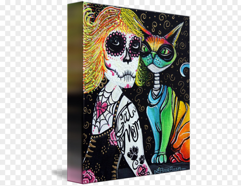 Mother Cat Visual Arts Painting Quadro PNG