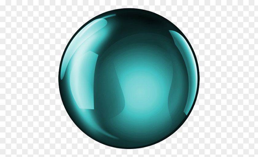 Design Product Sphere Turquoise PNG