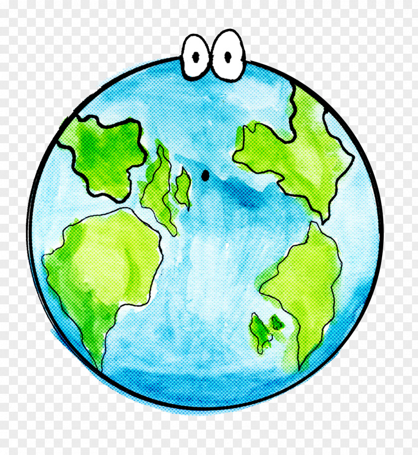 Green Earth World Planet Globe PNG