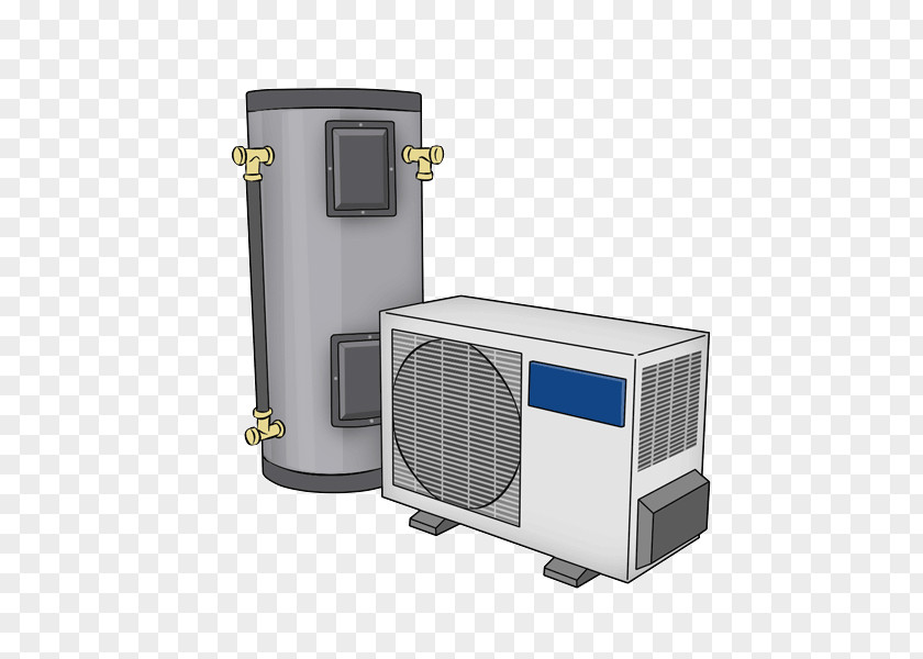 Heat Pump Solar Water Heating Electric Energy Electricity PNG
