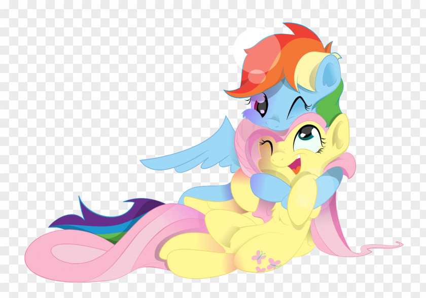 Horse Fluttershy Rainbow Dash Pony PNG