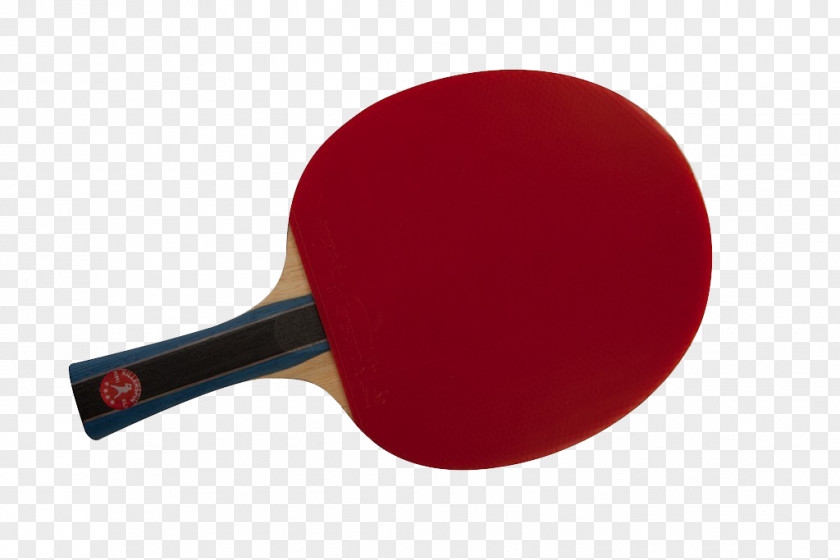 Ping Pong Transparent Table Tennis Racket Red PNG
