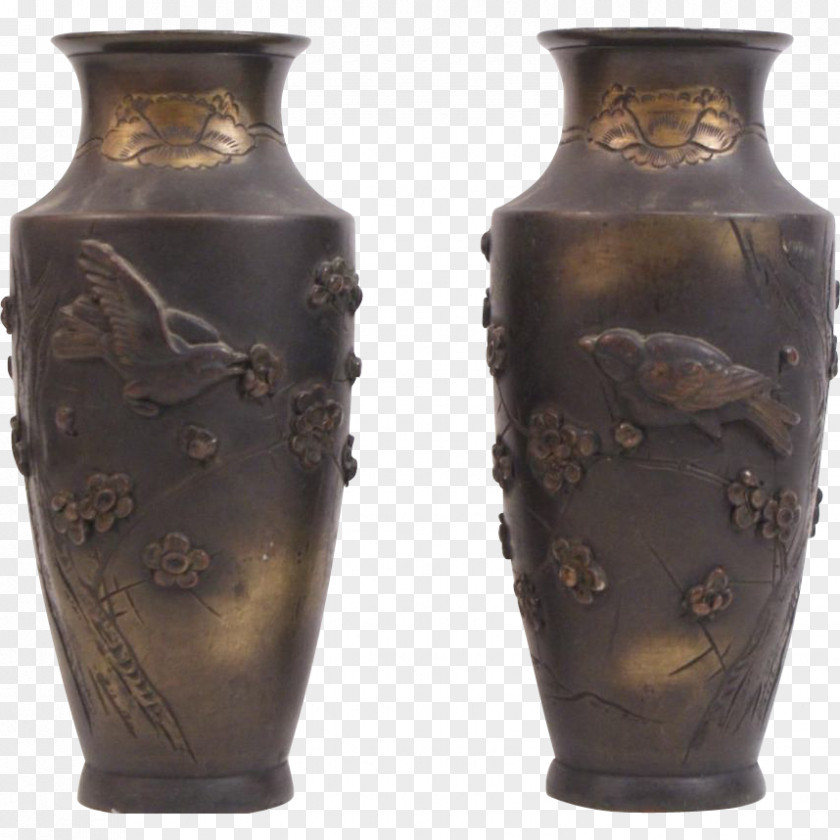 Vase Pottery Bronze Ceramic Antique PNG