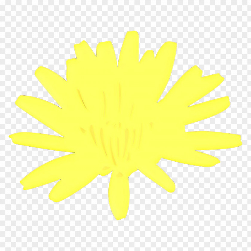 Yellow Hand Plant Flower PNG