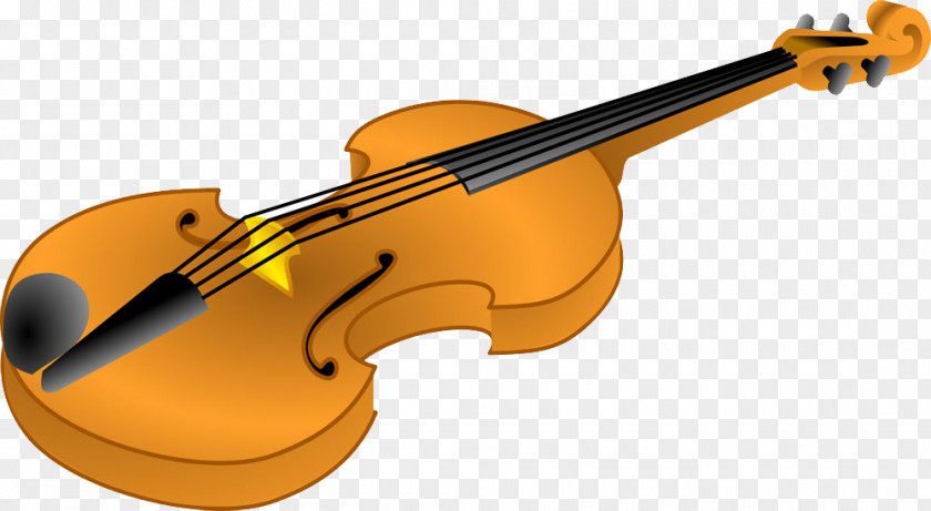 Yellow Violin Free Content Clip Art PNG