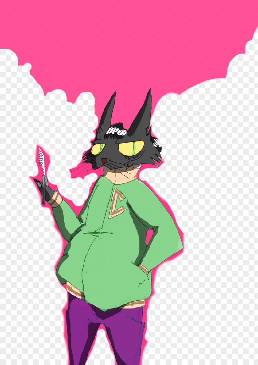 Bad Cat Bat Demon Horse Clip Art PNG