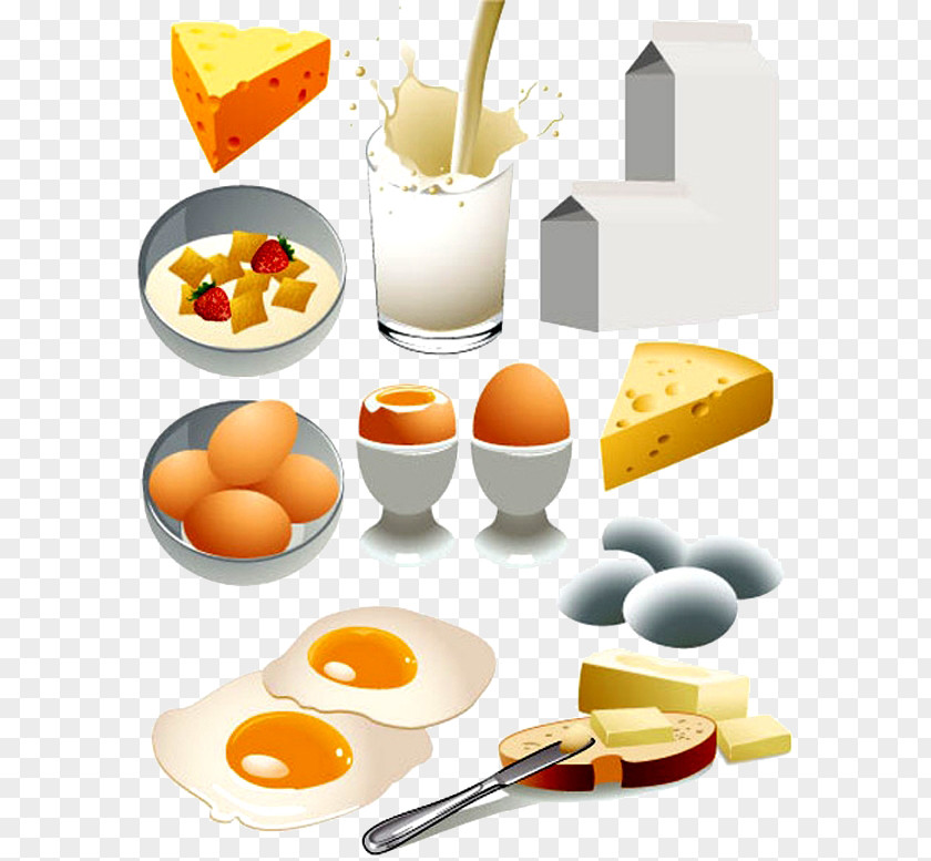 Breakfast Milk Omelette Dairy Product Clip Art PNG