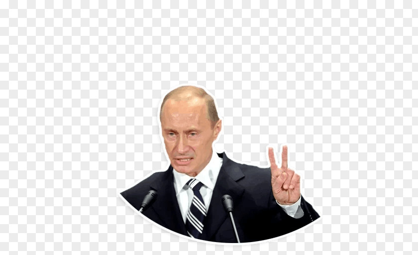 Gentleman Whitecollar Worker Vladimir Putin Gesture PNG