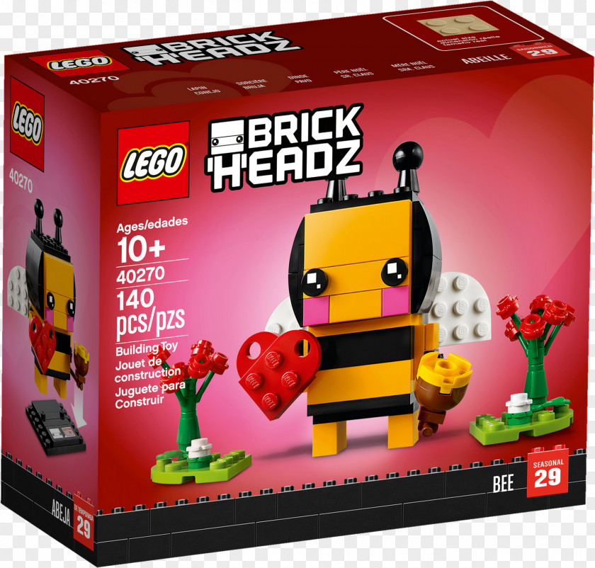 Valentines Day Lego BrickHeadz Valentine's LEGO 40201 Cupid Dog Toy PNG
