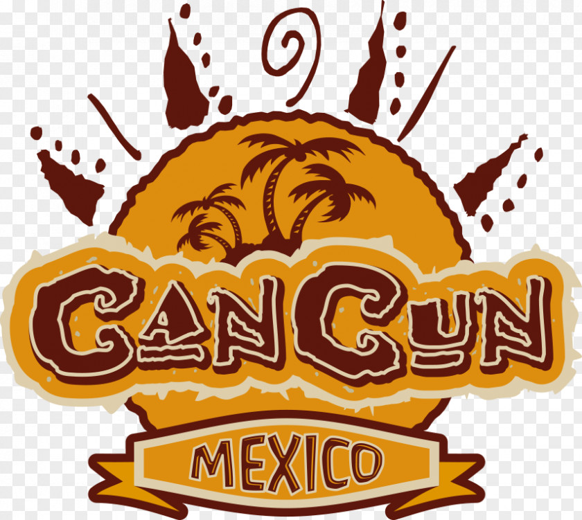 Vector Palm Sun Apparel Printing Cancún T-shirt Illustration PNG