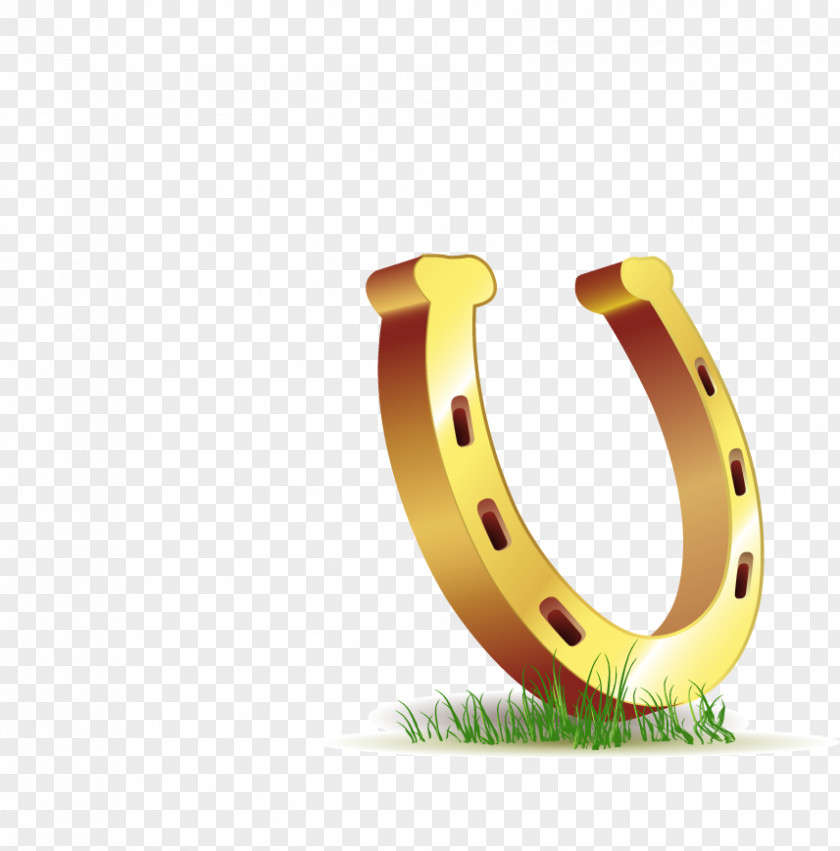 Bullion Horseshoe Clip Art PNG