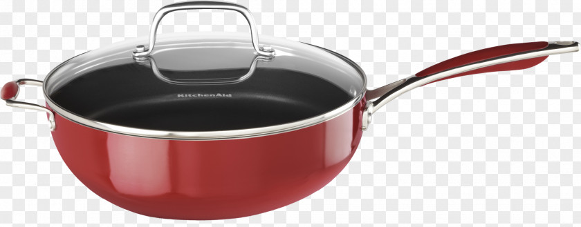 Frying Pan Non-stick Surface Cookware KitchenAid Chef PNG