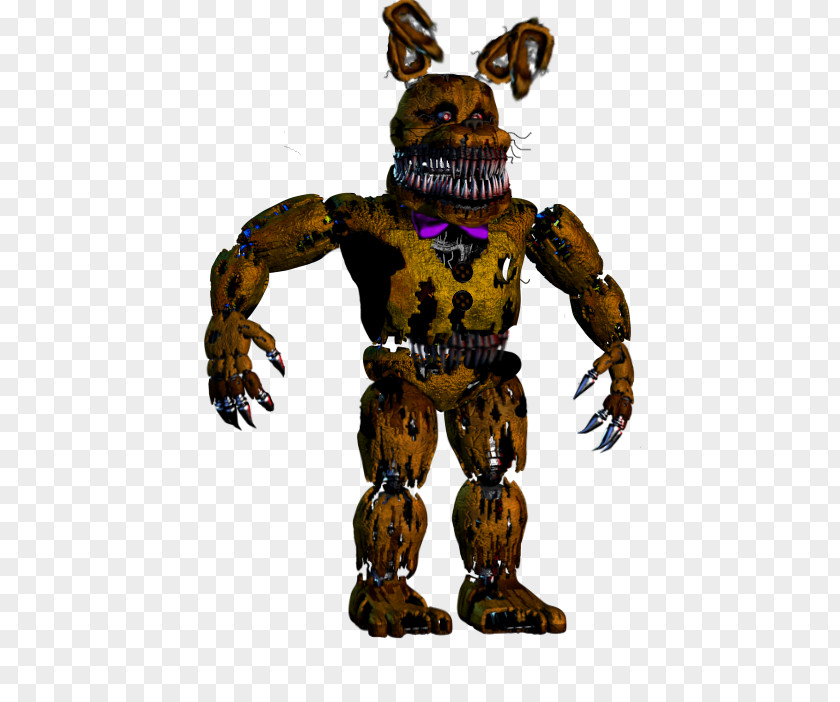 Nightmare Spring Bonnie Endoskeleton Five Nights At Freddy's 2 4 Freddy's: The Twisted Ones Ultimate Custom Night PNG