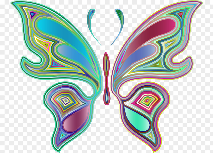Prismatic Butterfly Insect PNG