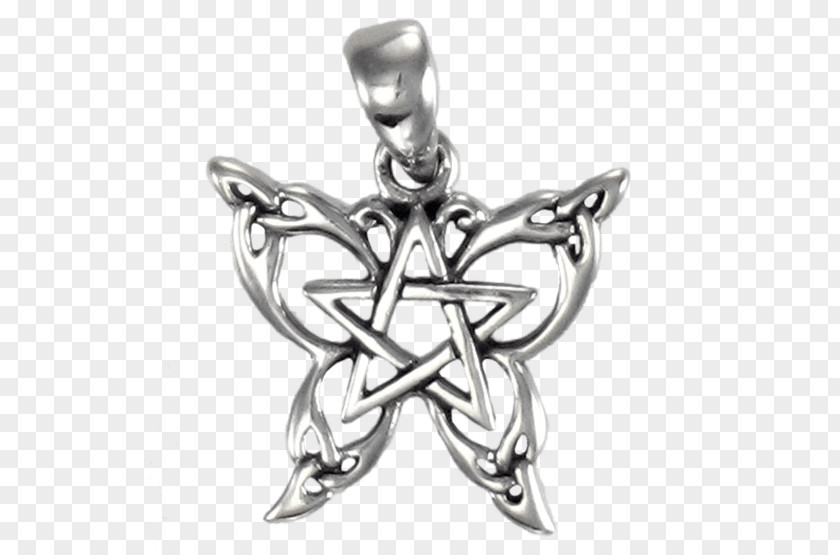 Silver Locket Pentacle Charms & Pendants Wicca Pentagram PNG