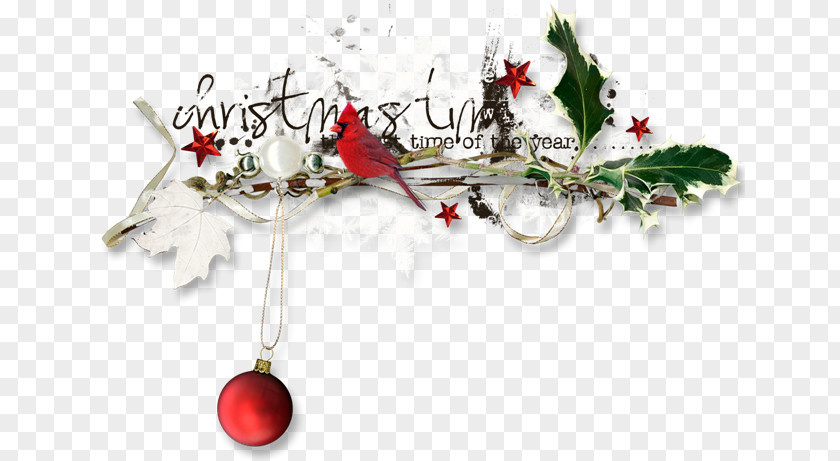 Christmas Ornament Digital Scrapbooking Decoration PNG