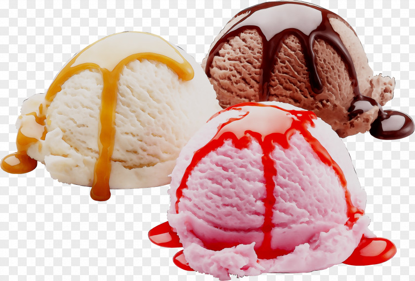 Ice Cream Cones Sundae Neapolitan PNG
