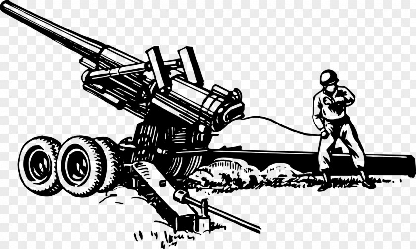 Artillery Howitzer Firearm Clip Art PNG