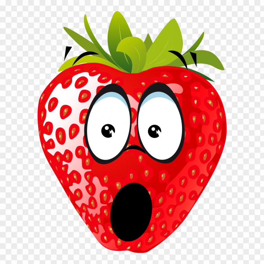 Cartoon Fruit Strawberry Clip Art Berries Shortcake PNG