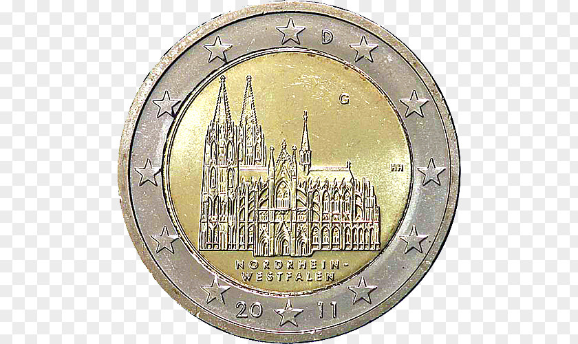 Coin German Euro Coins 2 Commemorative PNG