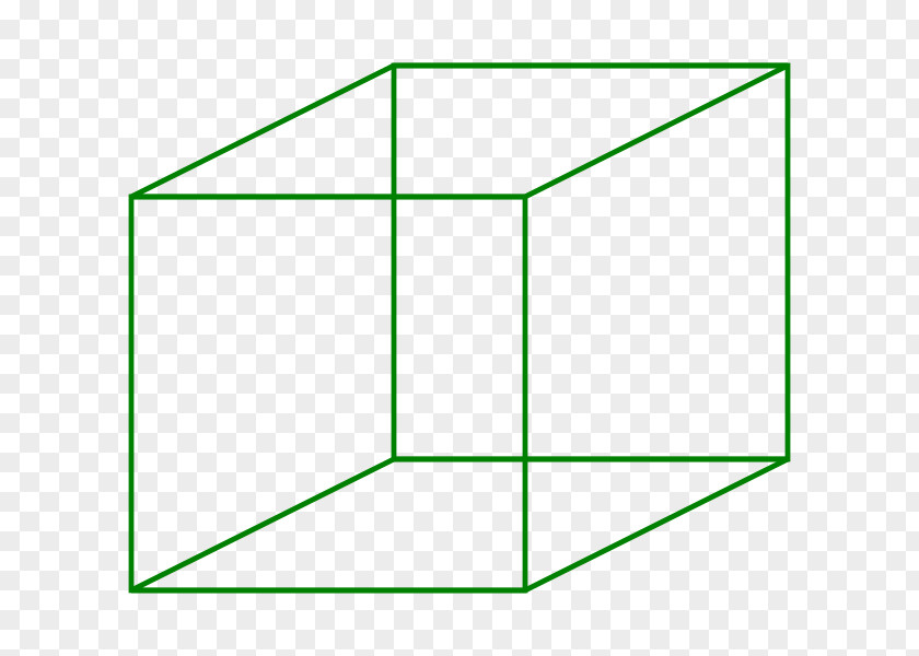 Cube Necker Drawing Geometry Edge PNG