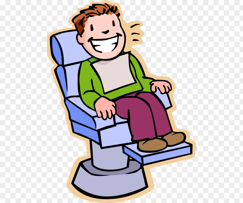 Boy In Dentist Chair Clip Art Pediatric Dentistry Teeth Cleaning PNG