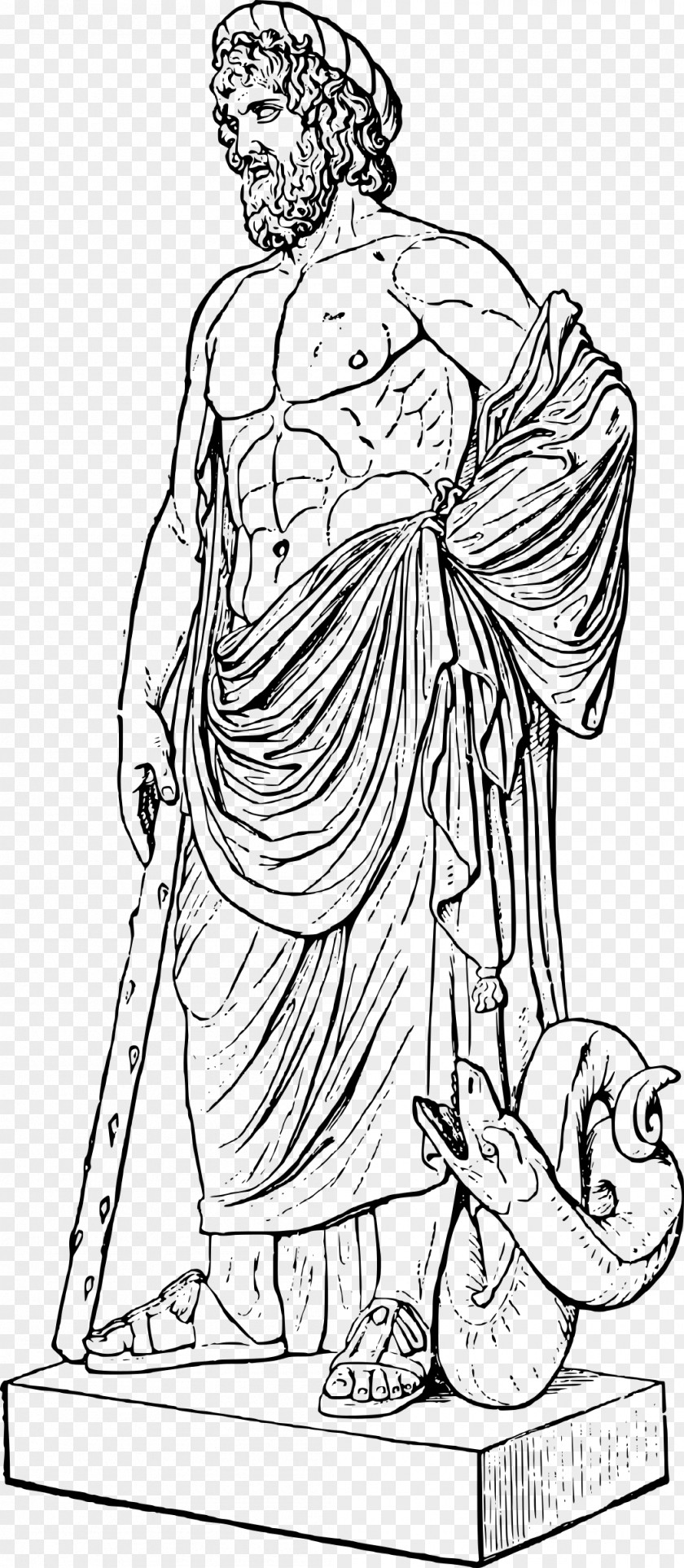 Greek Statue Ancient Sculpture Clip Art PNG