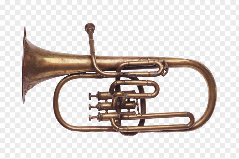 Metal Instruments Trombone Trumpet Musical Instrument Saxhorn Wind PNG