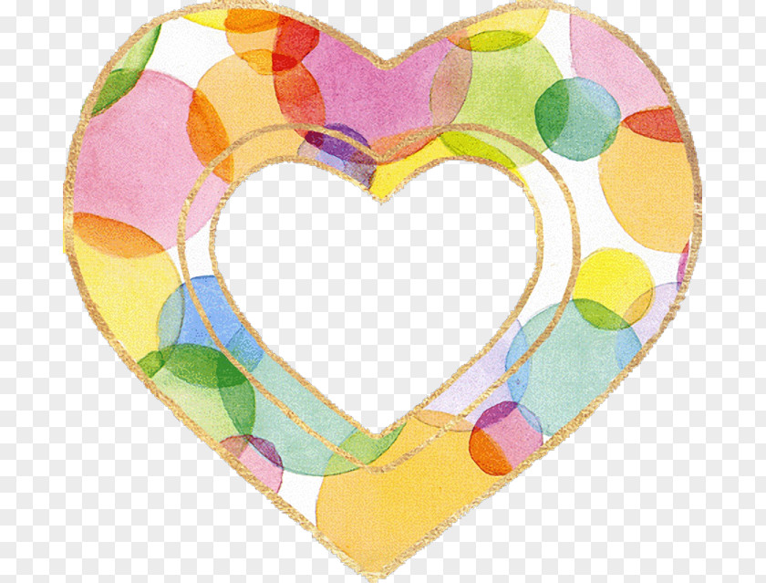 Paper Heart Decoupage Clip Art PNG